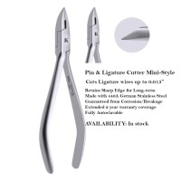 Pin and ligature Cutter 15° Angle Long Handle