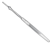 SCALPEL HANDLE ROUND HANDLE ANGLE SHAPE