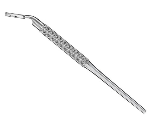 SCALPEL HANDLE WITH MEASURING SCALE