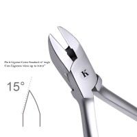 Pin and ligature Cutter 15° Angle Long Handle