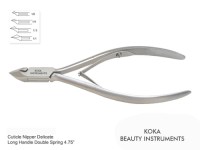 Cuticle Nipper Long Handle Double Spring