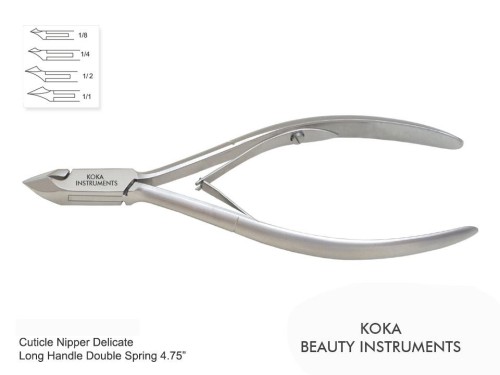 Cuticle Nipper Long Handle Double Spring