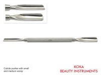 Cuticle Pusher With Small and Medium Scoop