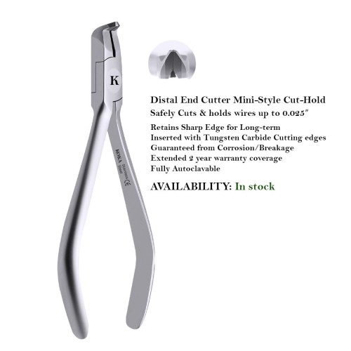 Distal End Cutter with Safety Hold Long Handle